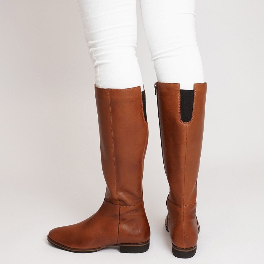 Boots EOS Shoes | Gaetan Brandy Knee High Boots