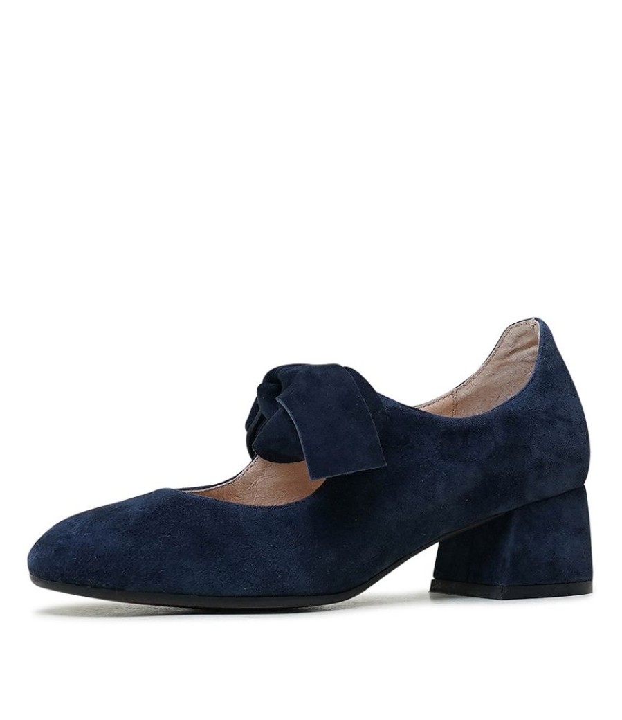 Heels Django & Juliette | Chiara Navy Suede