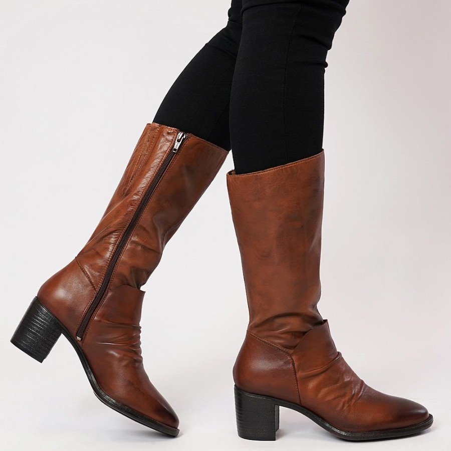 Boots EOS Shoes | Serafina Brandy