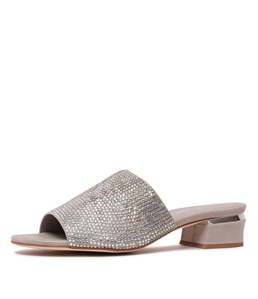 Sandals Django & Juliette | Tamarin Light Pewter Shimmer