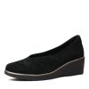 Heels Django & Juliette | Umme Black Suede Wedges