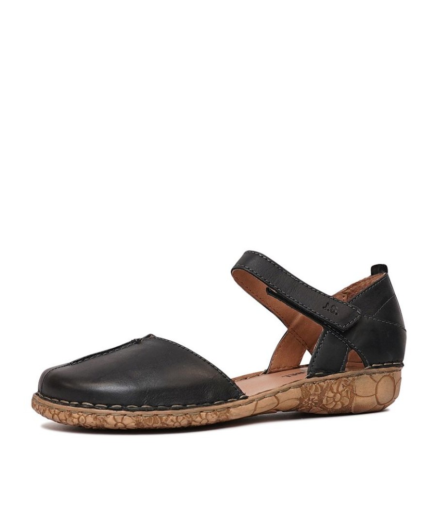 Flats Josef Seibel | Rosalie 42 Black Leather Flats