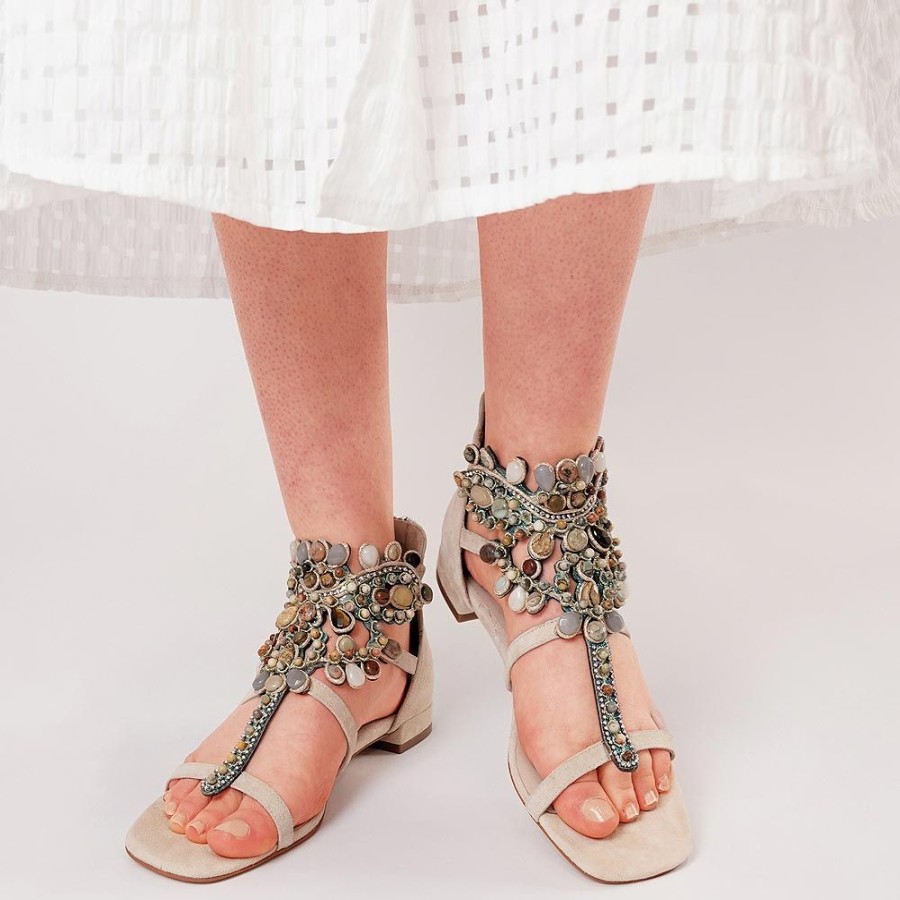 Sandals Django & Juliette | Menther Latte Multi