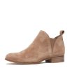 Boots Django & Juliette | Foe Light Choc Suede Ankle Boots