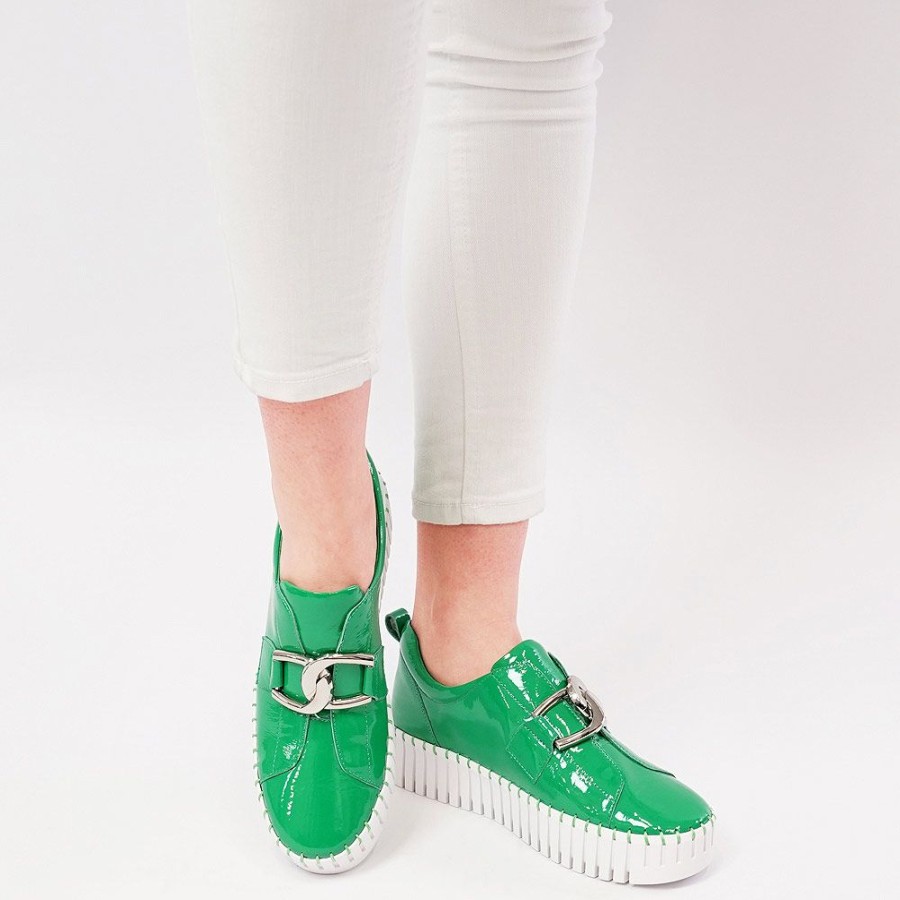 Flats Django & Juliette | Bage Emerald Patent