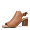 Heels Django & Juliette | Sauda Tan Leather Heels