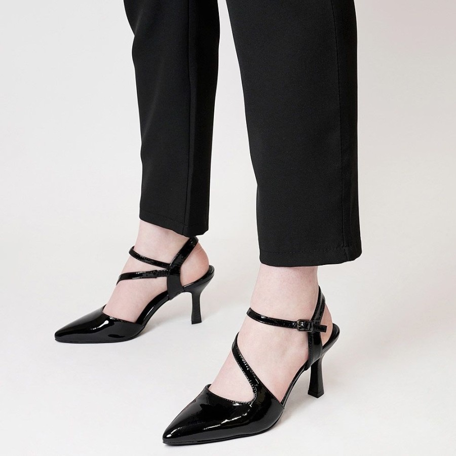 Heels Top End | Lukka Black Patent