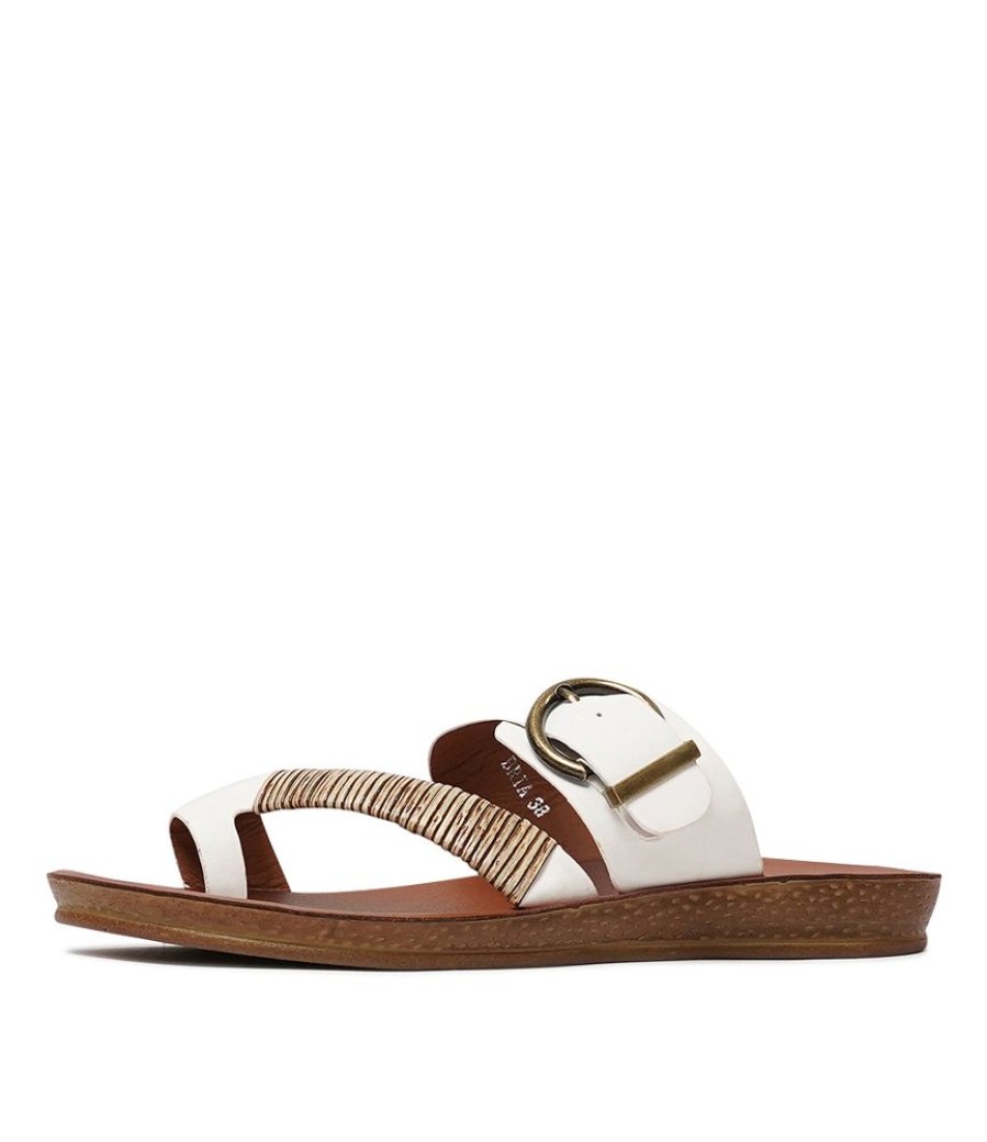 Sandals Los Cabos | Bria Off White Sandals