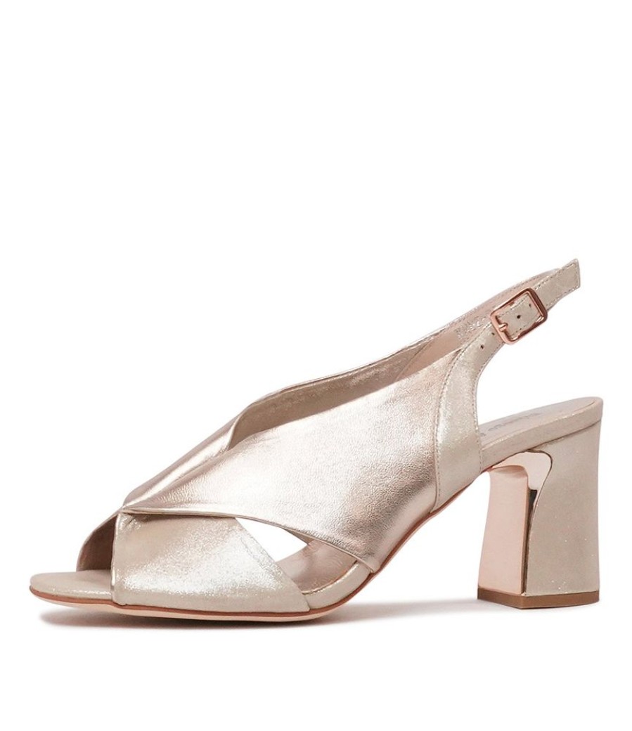 Heels Django & Juliette | Kruz Nude Shimmer/ Pale Rose Gold