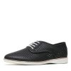 Flats Rollie | Derby Punch Black Leather