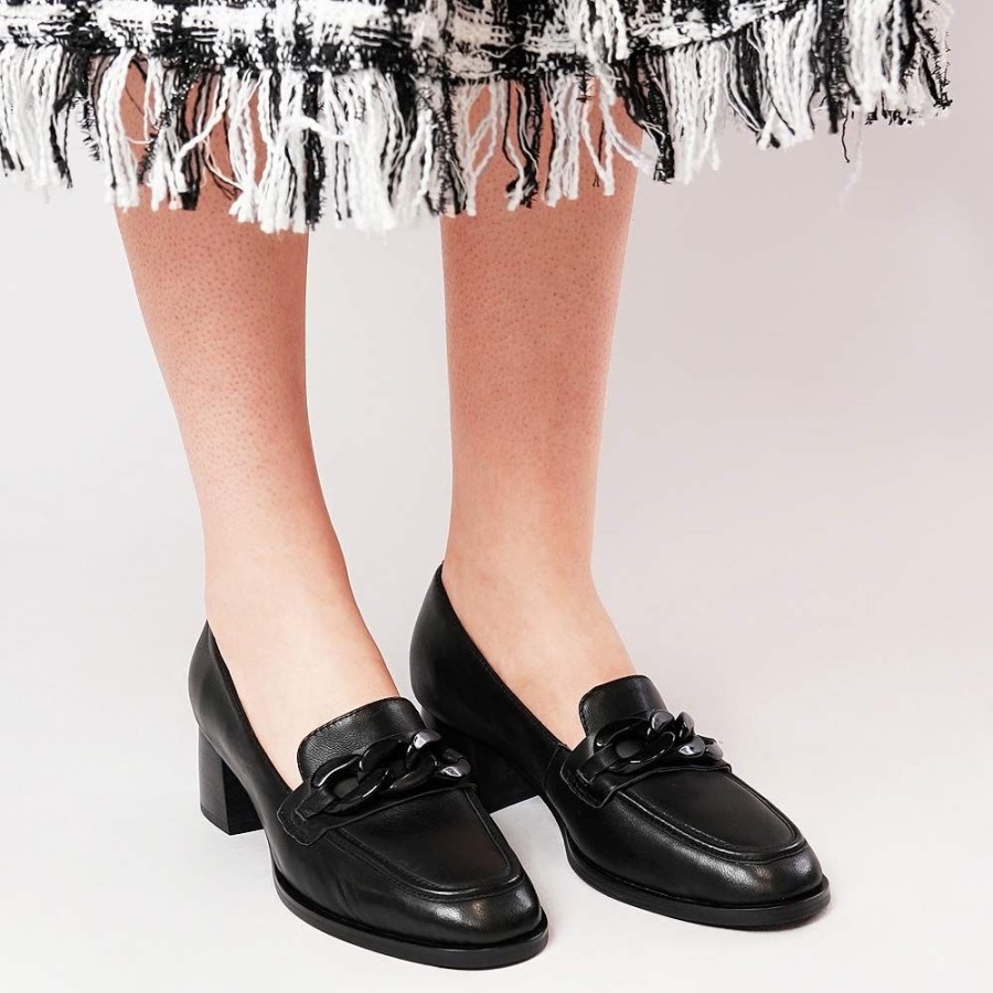 Flats Django & Juliette | Nomass Black Leather