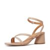 Heels EOS Shoes | Petricia Nude Leather Heels