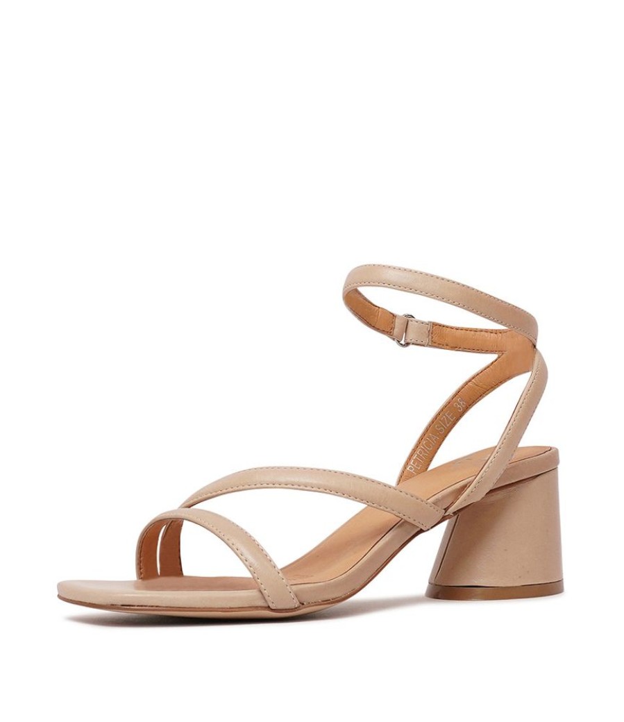 Heels EOS Shoes | Petricia Nude Leather Heels