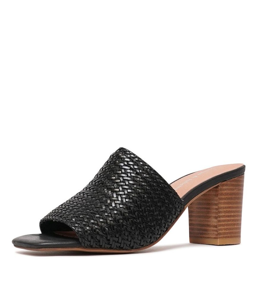 Heels Django & Juliette | Paiton Black Weave