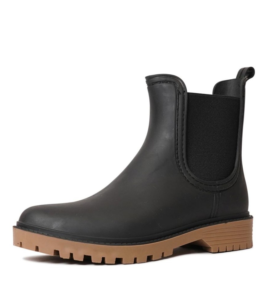 Boots Diana Ferrari | Laurina Black Gumboots ⋆ Saletriushop