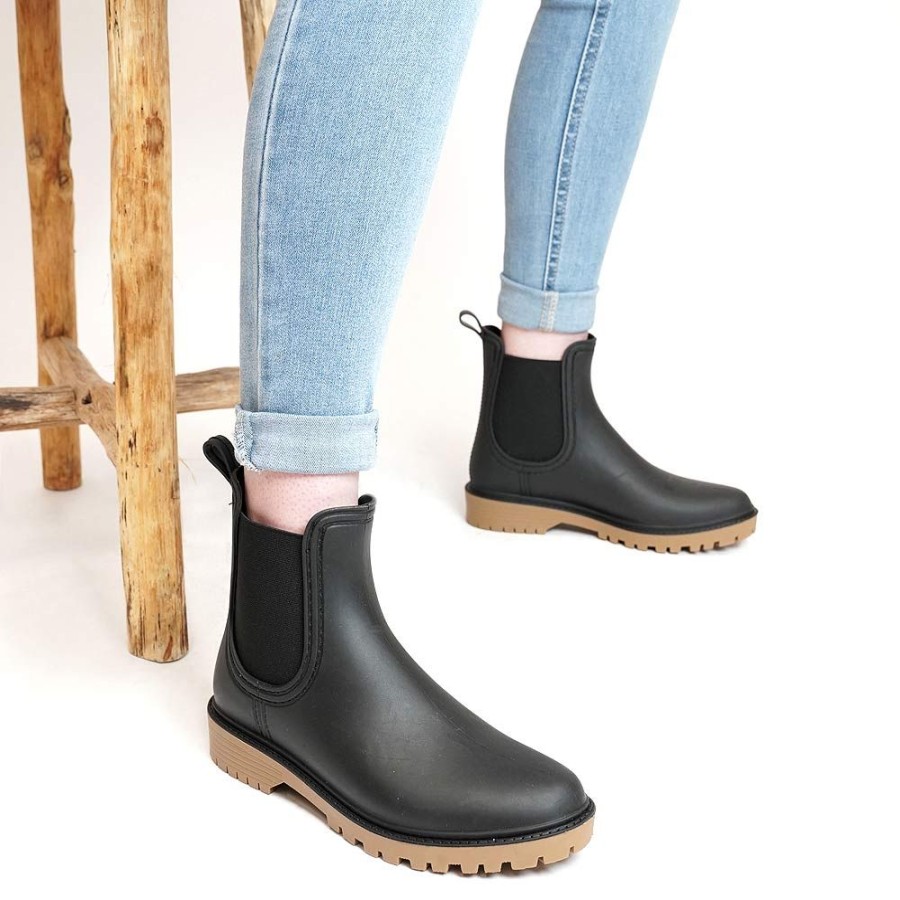 Boots Diana Ferrari | Laurina Black Gumboots