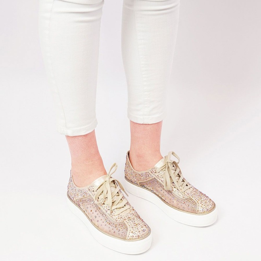 Flats Django & Juliette | Flip Old Gold Shimmer