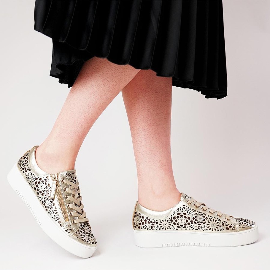 Flats Django & Juliette | Leitha Pale Gold