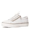 Flats Django & Juliette | Froggy White Leather Sneakers