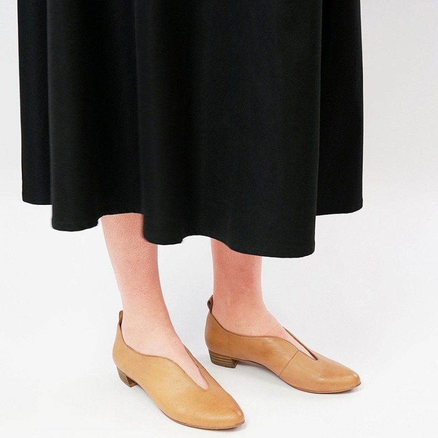 Flats Django & Juliette | Esker Dark Tan