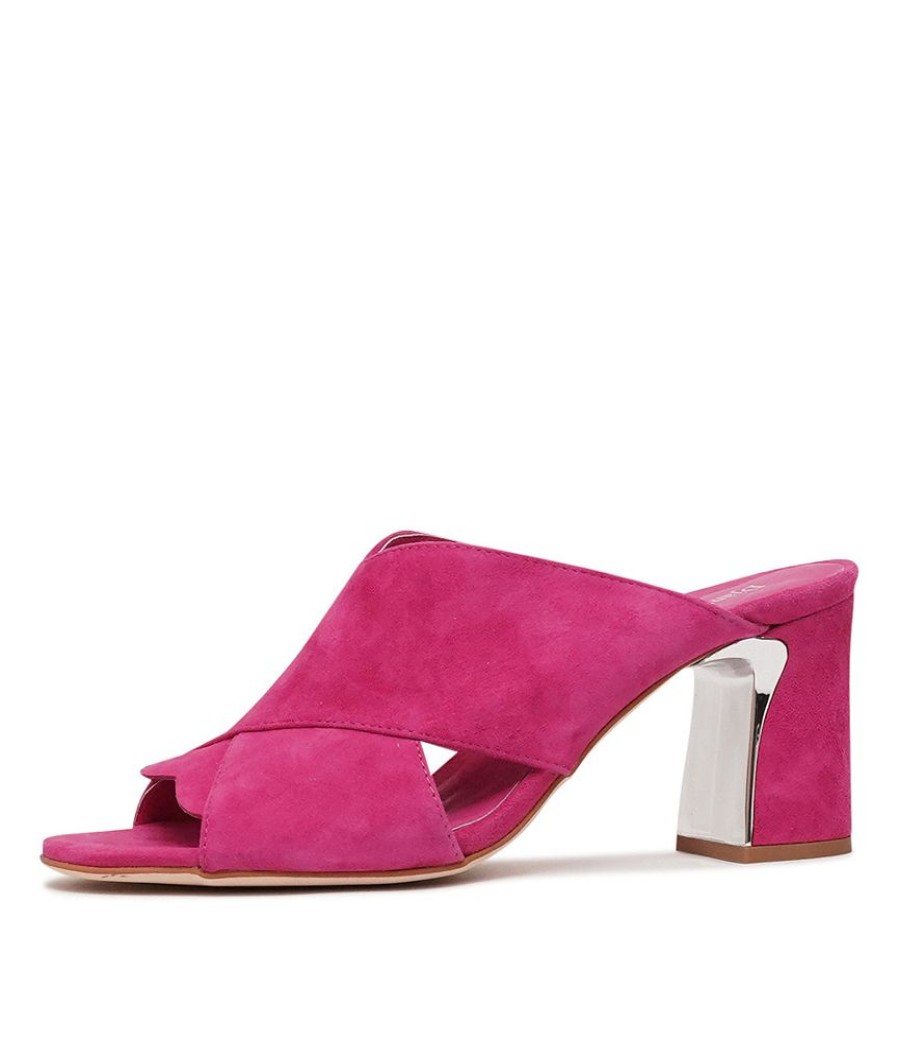 Heels Django & Juliette | Kadmos Fuchsia Suede