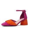 Heels Django & Juliette | Makiko Dark Fuchsia Suede