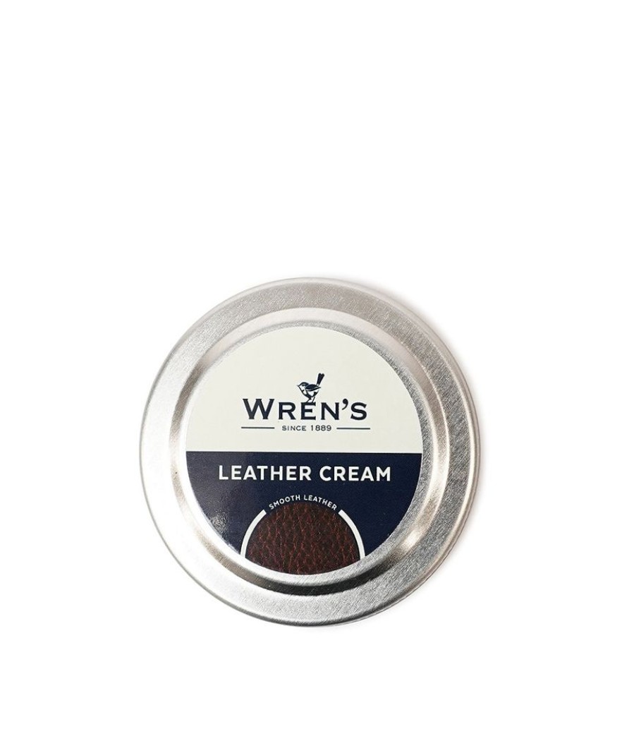 Accessories Wrens | Leather Cream Navy