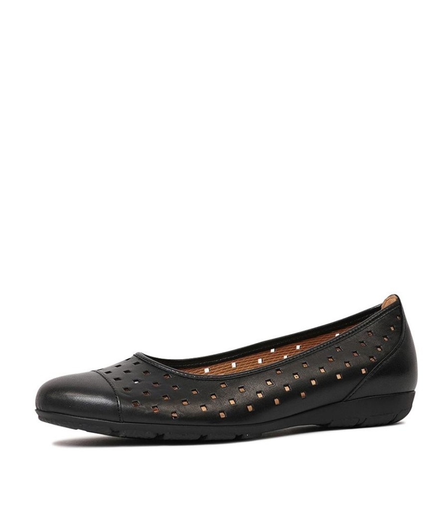 Flats Gabor | Skylar Schwarz Leather