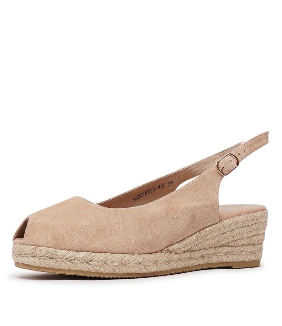 Heels Django & Juliette | Saniarly Ivory Suede