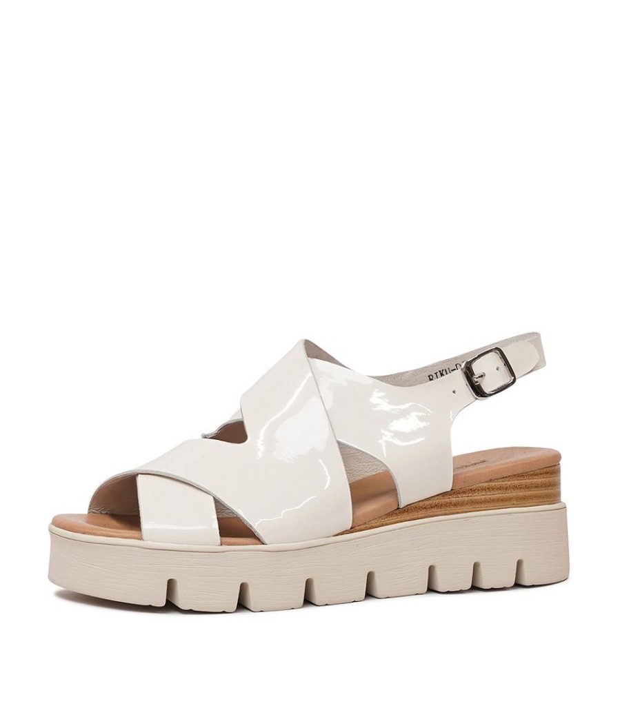 Sandals Django & Juliette | Riku Ivory Patent