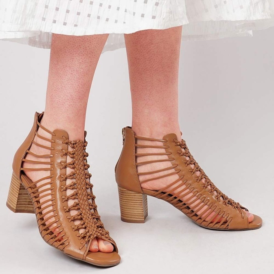 Heels Top End | Glendora Dark Tan