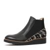 Boots Top End | Osiel Black Leopard Multi