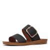 Sandals Los Cabos | Doti Black Leather Sandals