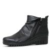 Boots Sala | Forest Black Leather Ankle Boots