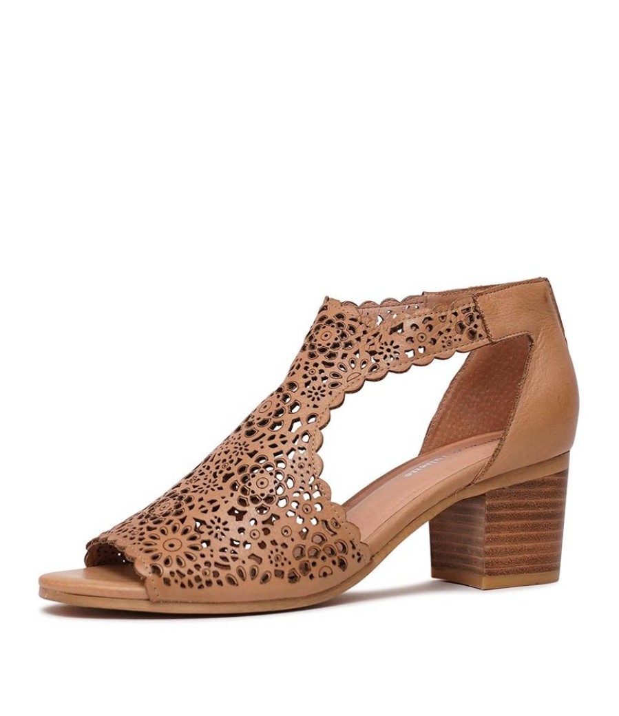 Heels Django & Juliette | Bames Dark Tan