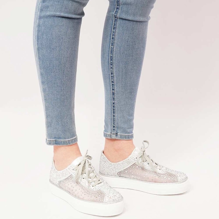 Flats Django & Juliette | Flip Silver Shimmer