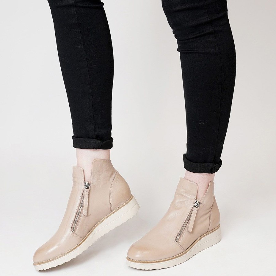 Boots Top End | Ohmy Cafe Leather Ankle Boots