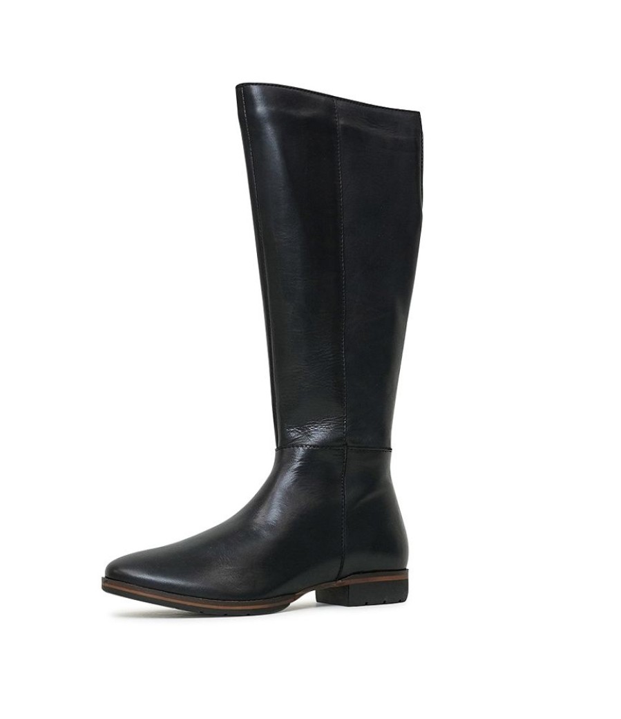 Boots EOS Shoes | Gaetan Black Knee High Boots