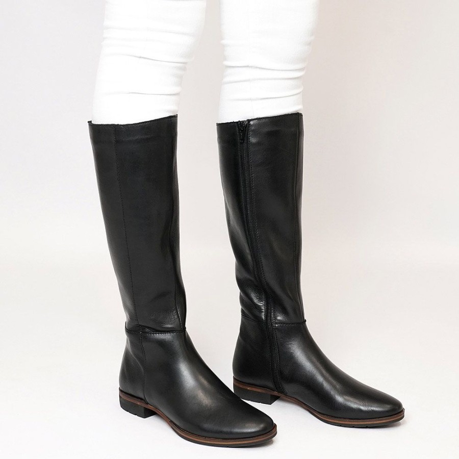 Boots EOS Shoes | Gaetan Black Knee High Boots