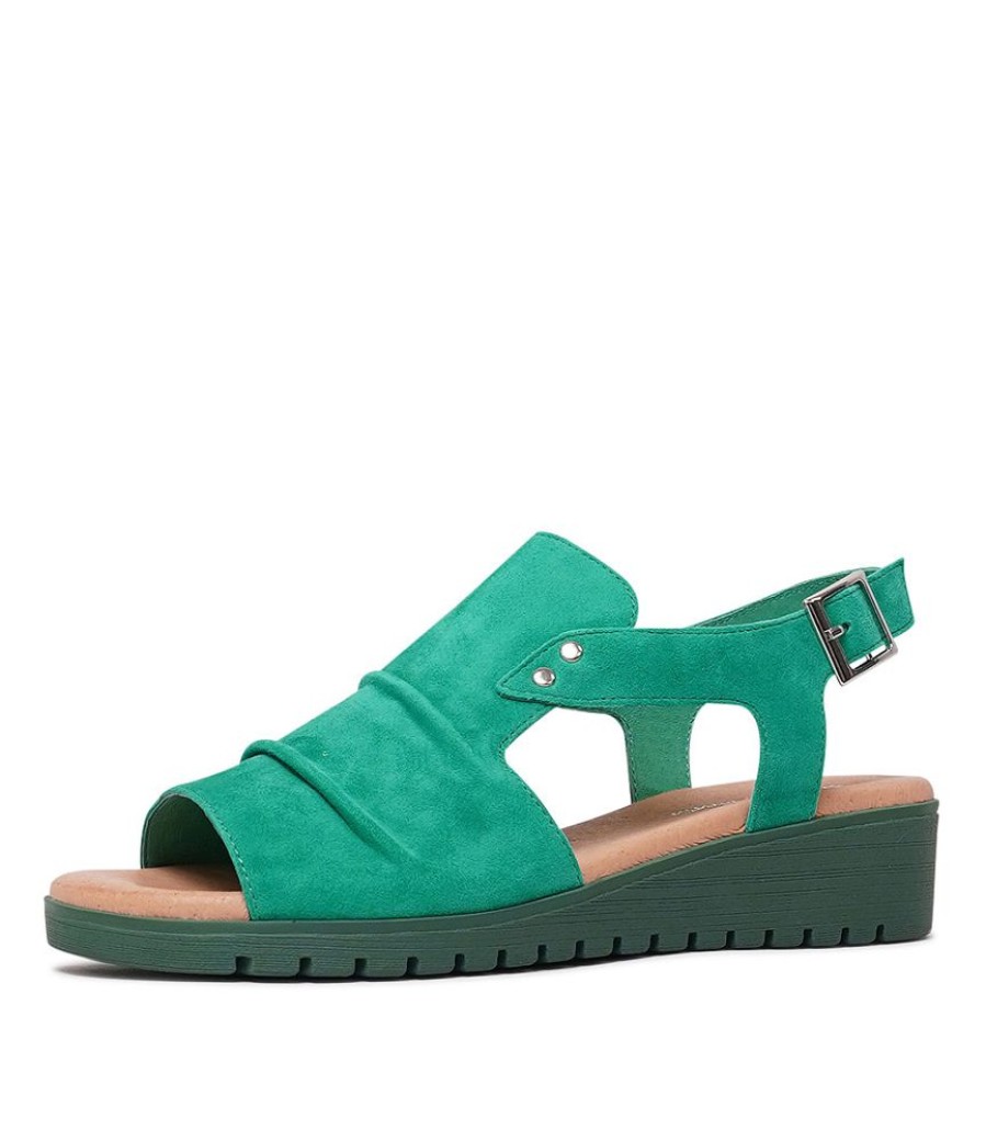 Sandals Django & Juliette | Madis Emerald Suede