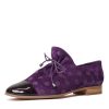 Flats Django & Juliette | Jabin Purple Patent/Purple Dot Suede