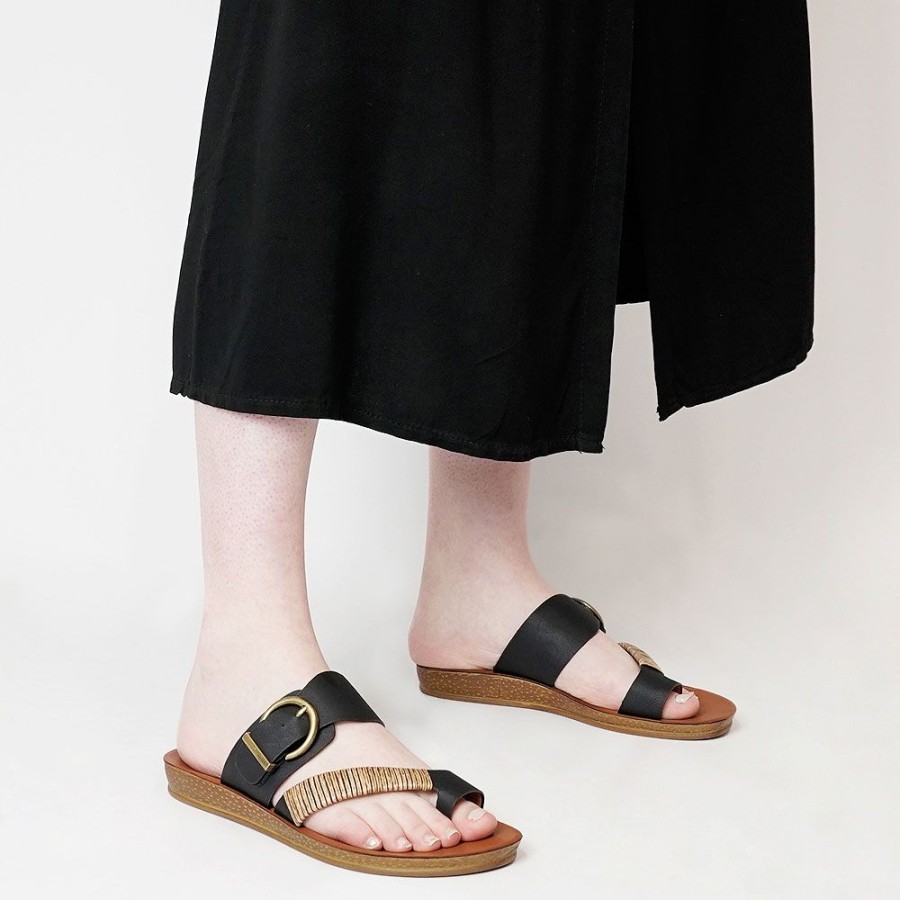 Sandals Los Cabos | Bria Black Sandals