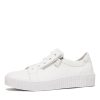 Flats Gabor | Amelia White Leather Sneakers