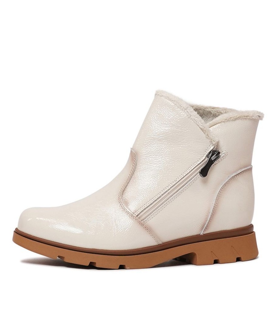 Boots Neo Shoes | Hf-21062Ne Ivory Patent