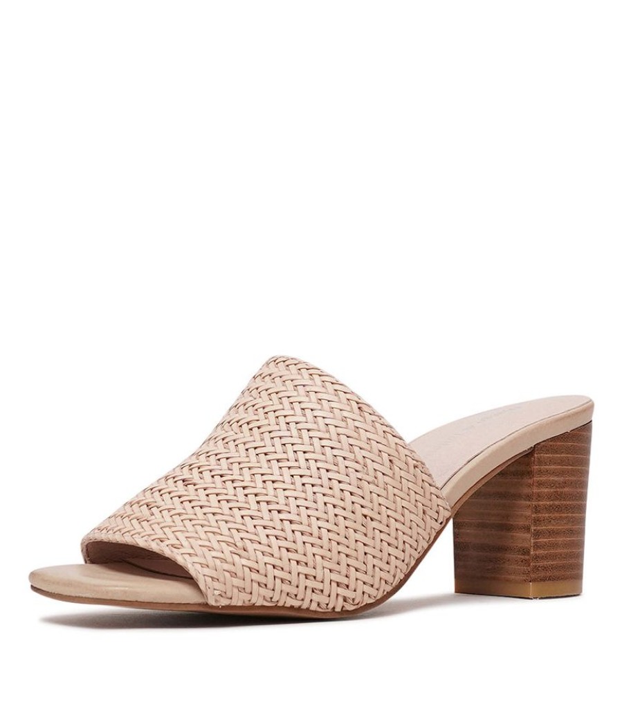 Heels Django & Juliette | Paiton Nude Weave Heels