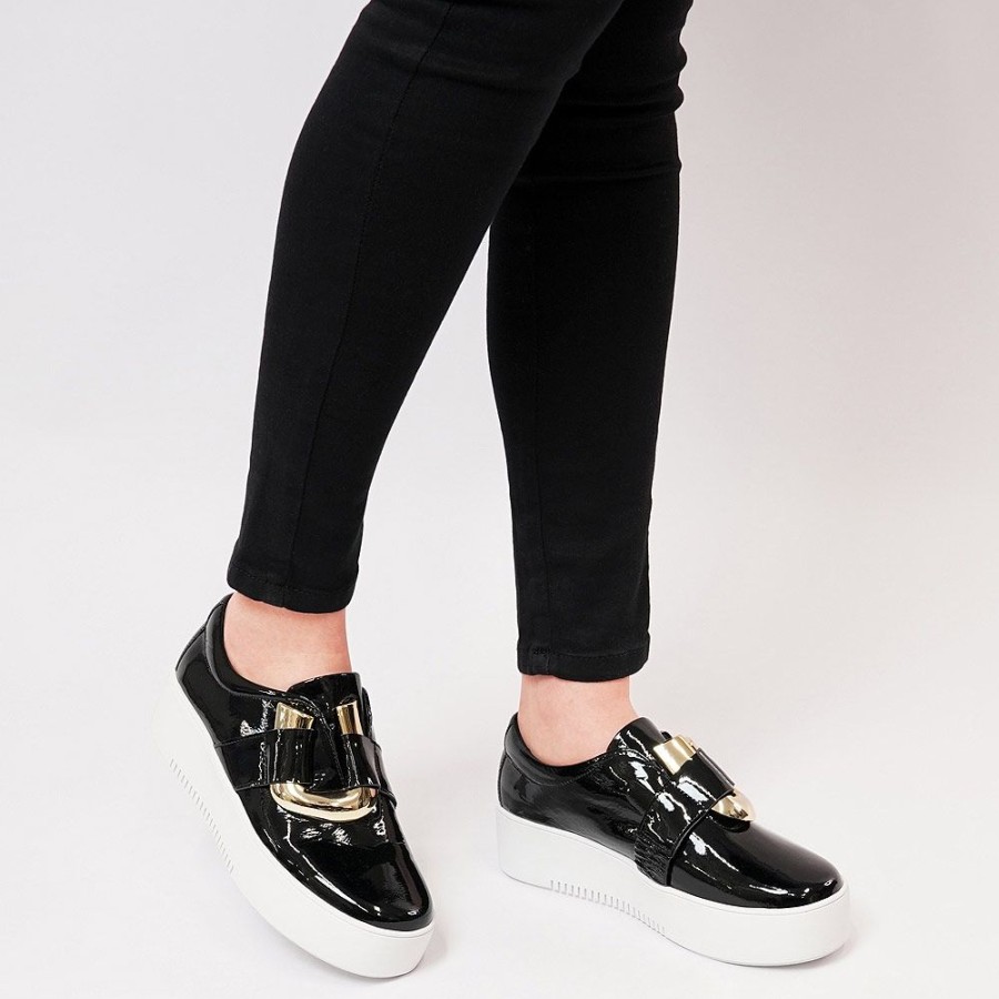 Flats Django & Juliette | Warsa Black Patent