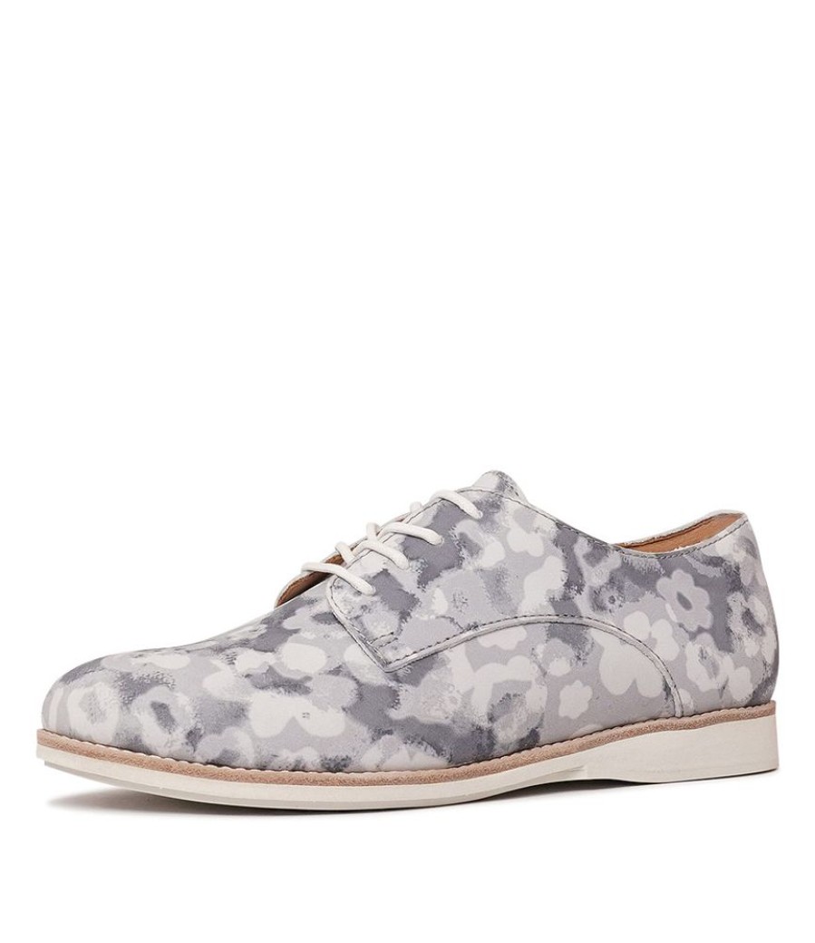 Flats Rollie | Derby Grey Floral