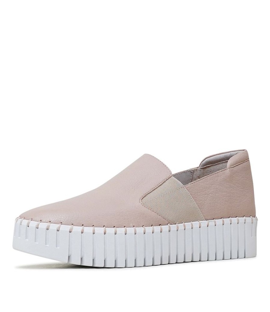 Flats Django & Juliette | Becca Rose Leather Sneakers