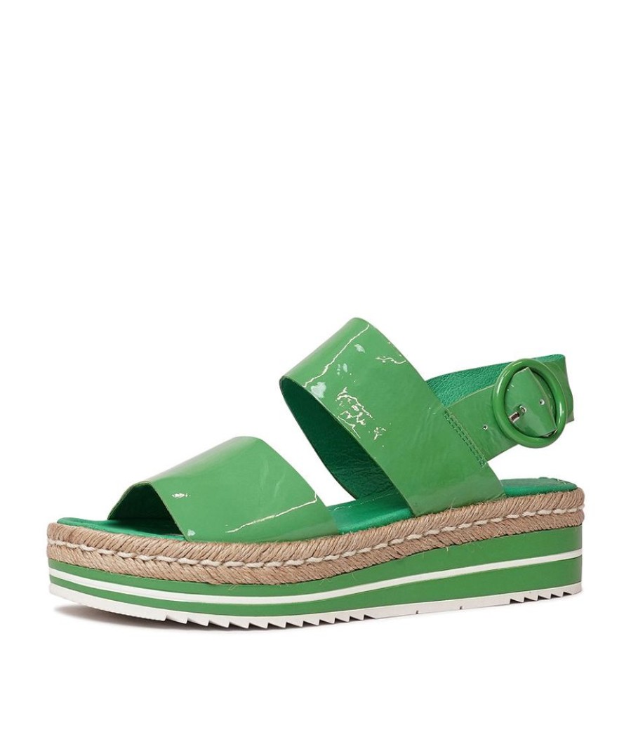 Sandals Django & Juliette | Atha Emerald Patent