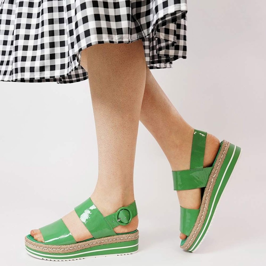 Sandals Django & Juliette | Atha Emerald Patent